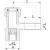 Головная часть седелки с фрезой Georg Fischer d63x40 SDR11