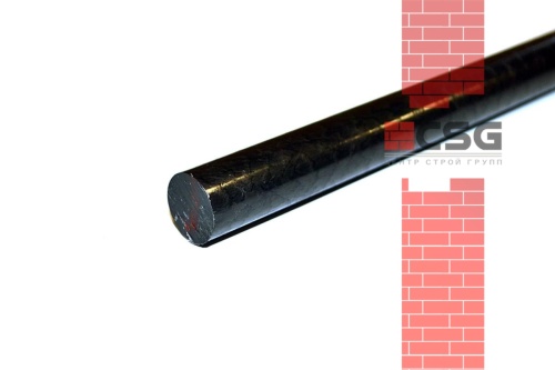 Капролон графитонаполненный стержень Ф 110 мм ПА-6 МГ (~1000 мм, ~12,5 кг) Премиум Китай