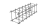 Квадратный арматурный каркас (хомут А1 Ф6) 400x400мм фото