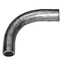 Отвод стальной гнутый двухрезьбовой оцинк Ду15 (Дн21,3х2,8) из труб по ГОСТ 3262-75 арт.1211381