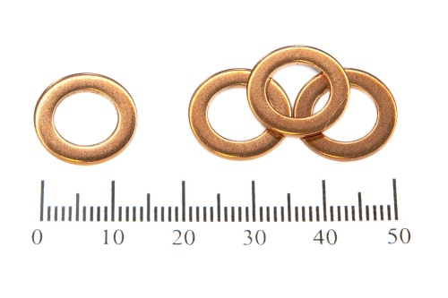 Шайба медная 9х15х1.0