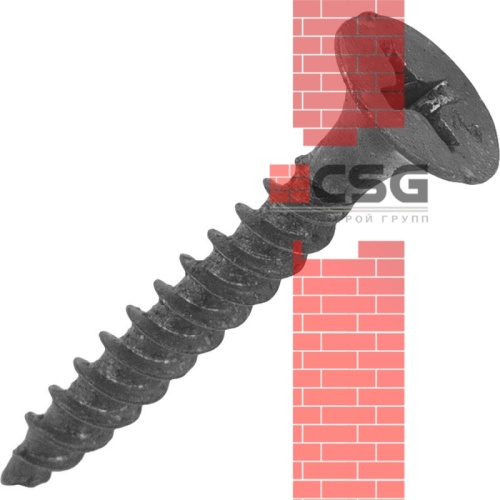 Саморез кровельный 5.5x51 RAL 7024 по металлу, кг (15кг) арт.1242633 