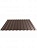 Профнастил окрашенный 0.7x1000 шоколадно-коричневый фото